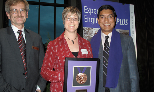 L.S. Lauchland Engineering Alumni Award presentation