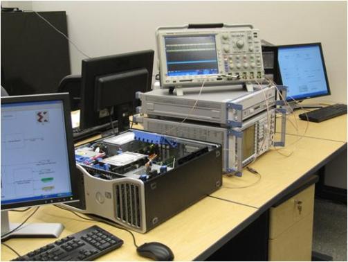 A FPGA prototype of integrated wireless system for locationing, tracking and communications.