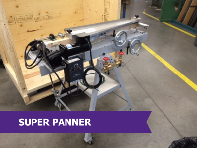 This one of a kind Super Panner is used as a particle clarifier in the mining industry. It is a unique innovation made by UMS machinists to precision.