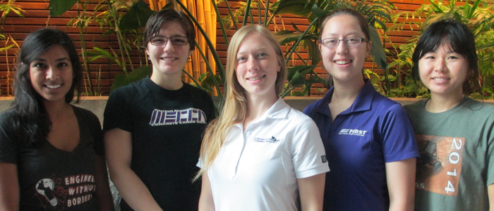 Western Engineering's female student leaders.