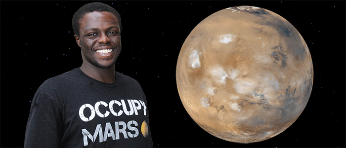 Image of Jon Kissi and Mars