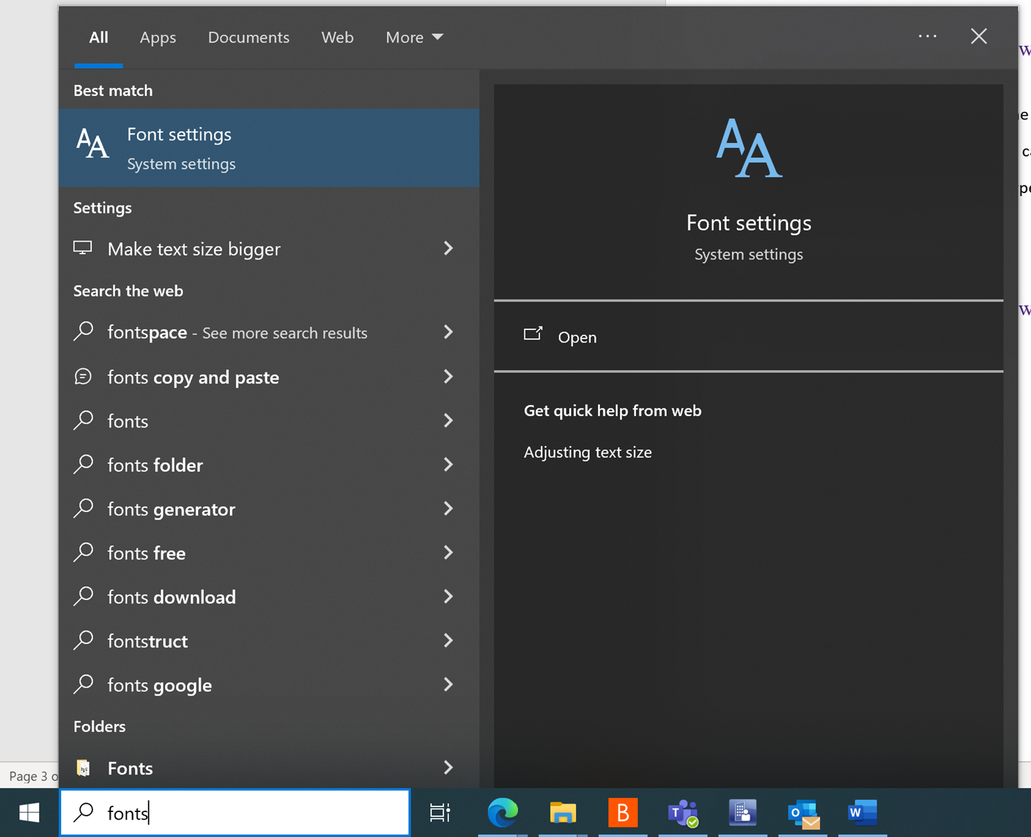 How to repair font issue on Windows 10 and 11