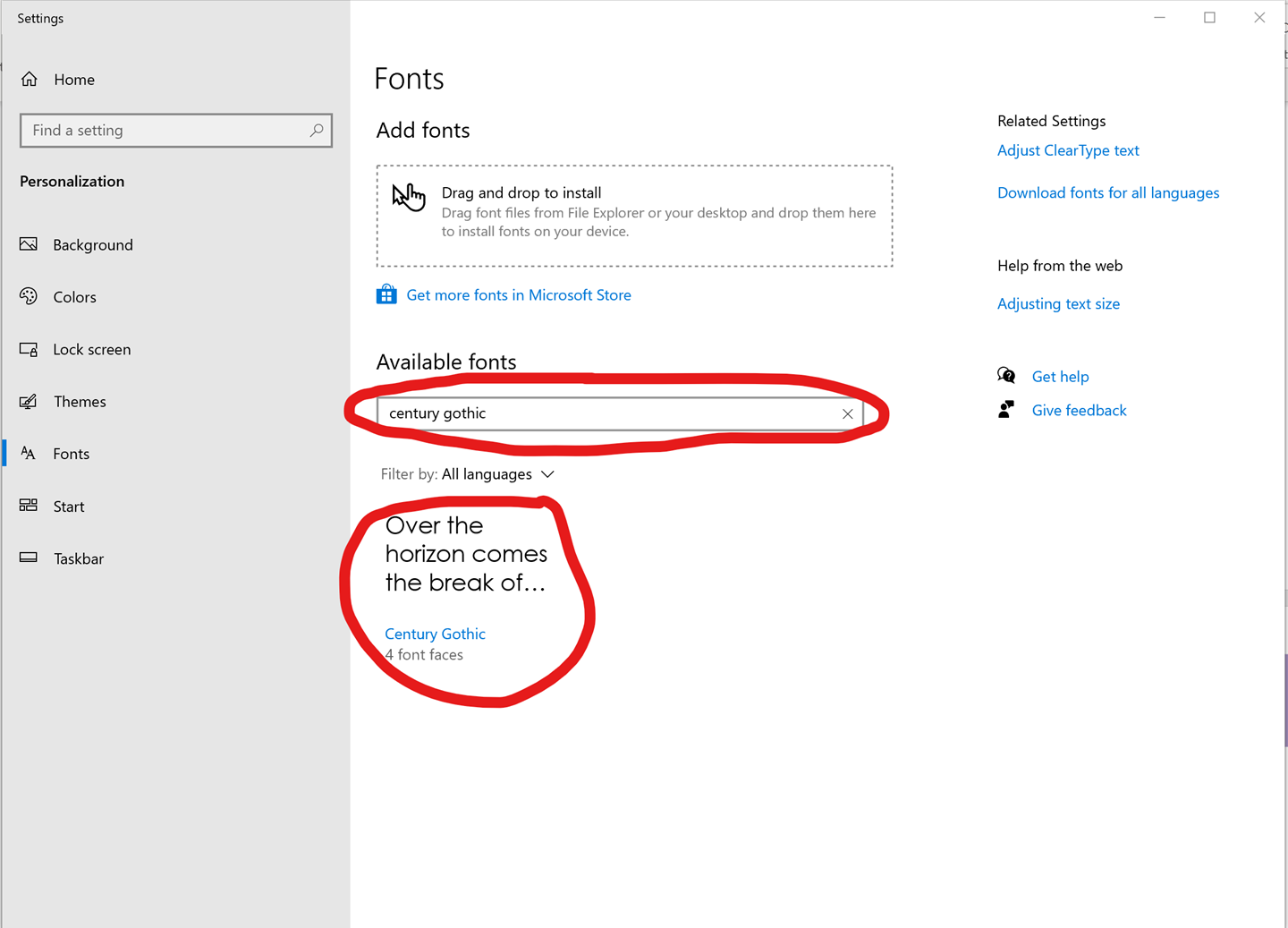 How to repair font issue on Windows 10 and 11