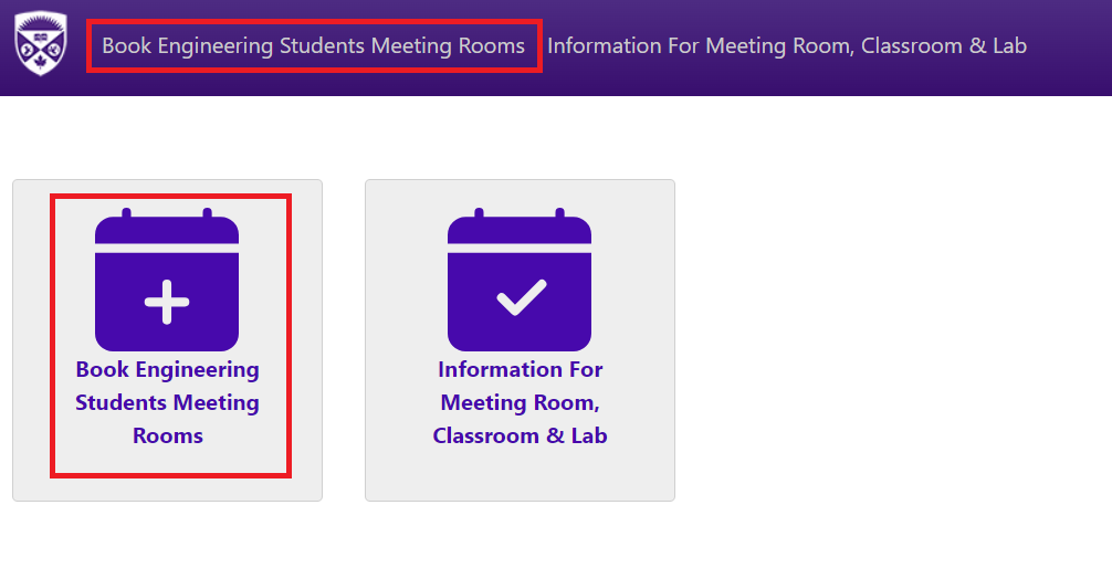 Engineering Students Bookable Meeting Rooms 