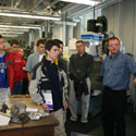 student in chemical lab